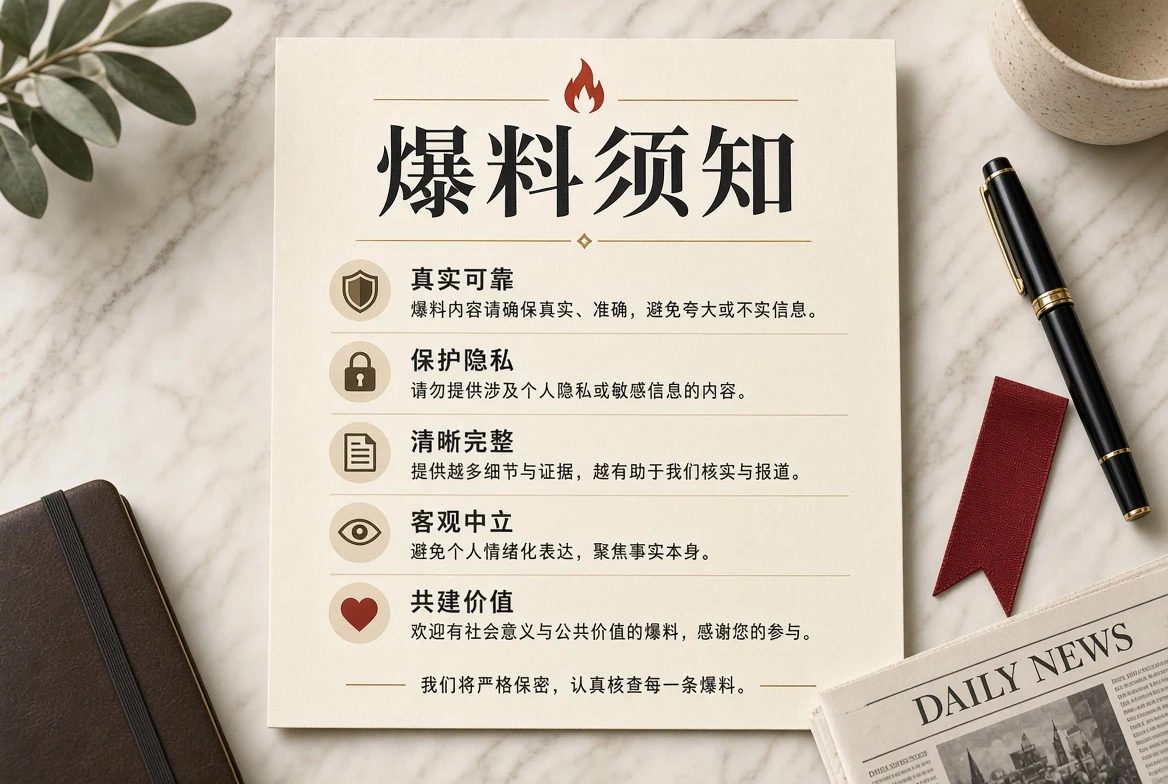 爆料须知栏目图